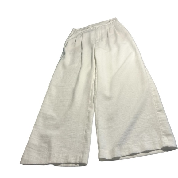 Stradrvarius Flowing Light Wt Loose Leg Trousers Sz 4 - Picture 3 of 15